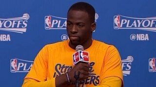 Draymond Green Shuts Down Reporter Who Compares Golden State Warriors' Performance To Houston Floods