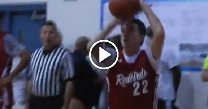 Louisville Head Coach Rick Pitino Was Draining 3s in a 50-and-Over Game in South Florida