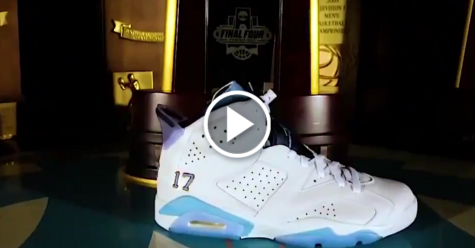 Watch: North Carolina Basketball Players Receive Custom Air Jordans