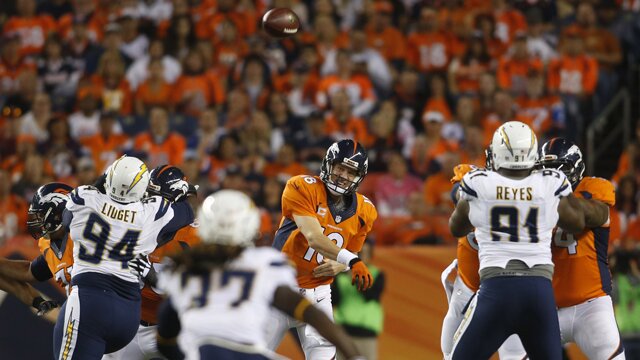 Manning versus Chargers
