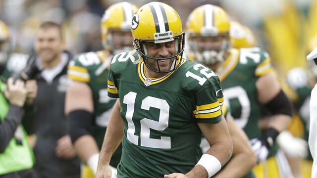 Aaron Rodgers Green Bay Packers v Carolina Panthers