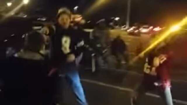 Watch Fans Throw Down in Parking Lot After Cowboys-Redskins Game