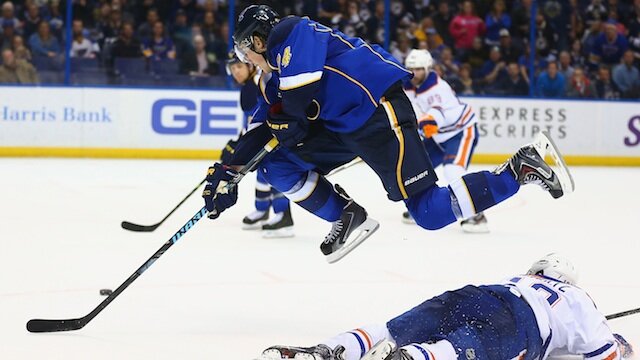 T.J. Oshie's Rise To Stardom Continues As St.Louis Blues Dominate Edmonton Oilers