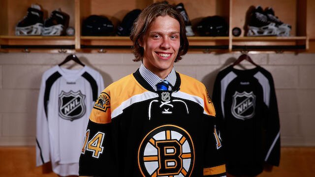 David Pastrnak Boston Bruins 2014 NHL Draft