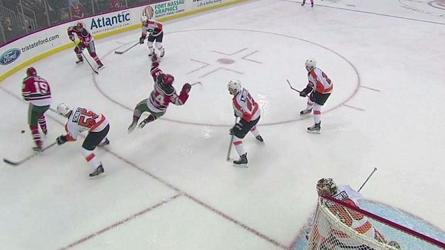 Watch New Jersey Devils\' Joseph Blandisi Receive Embellishment Penalty For Hilariously Obnoxious Flop