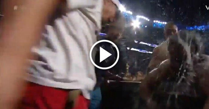Rob Gronkowski Tossed a Beer in the Face of WWE's Jinder Mahal Because Gronk