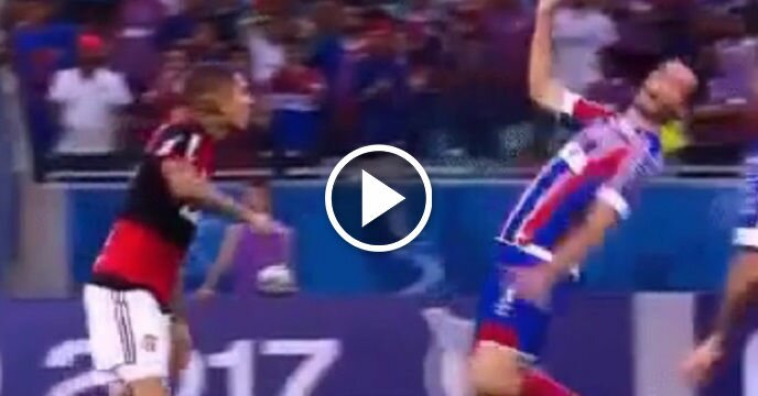 Brazilian Soccer Player Commits Most Egregious Flop in the History of Flops, Gets Ejected