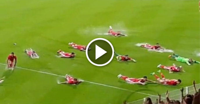 Queens Park Rangers Entertain Fans After Rain Out By Using Pitch as Slip n' Slide