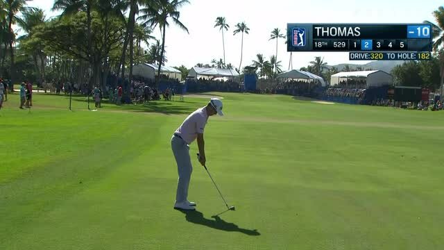 PGA TOUR | Justin Thomas' excellent second shot yields eagle at Sony Open