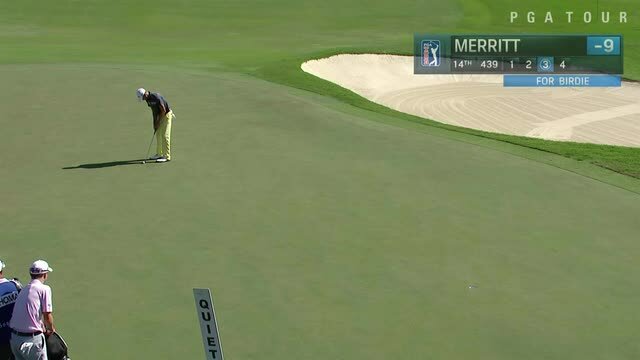 PGA TOUR | Troy Merritt holes a lengthy birdie putt on No. 14 at Sony Open