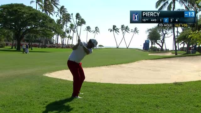 PGA TOUR | Scott Piercy's approach chases up close to yield birdie at Sony Open