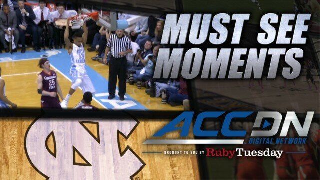 J.P. Tokoto Goes Up Top For Alley-Oop | ACC Must See Moment