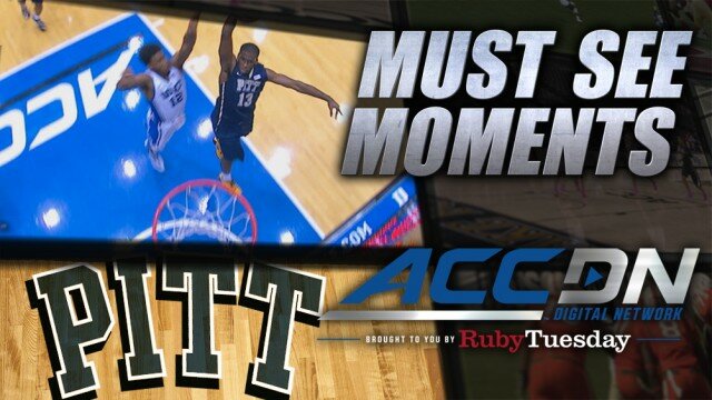 Pitt's' Newkirk Explodes for Transition Dunk | ACC Must See Moment