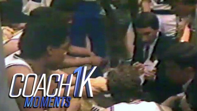 Duke's Gene Banks Lifts Coach K To First Win Over UNC | Coach 1K Moments